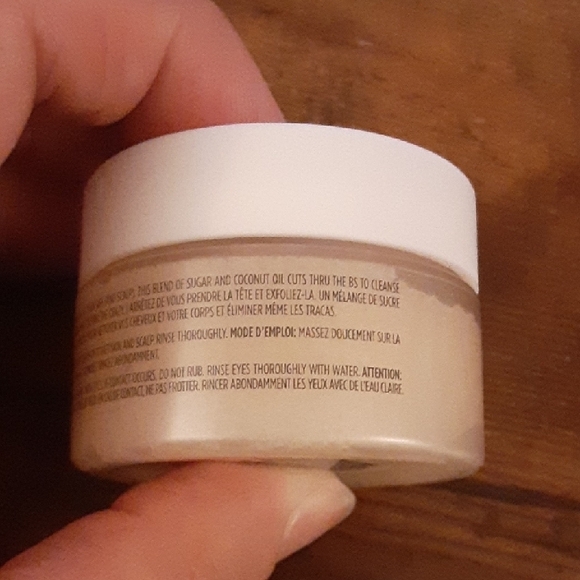 OUAI Scalp & Body Scrub in White and Tan - Picture 3 of 5